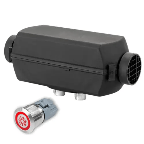 AUTOTERM 4D DIESEL HEATER 12V PACK - PUSH BUTTON CONTROLLER KIT: – view 2