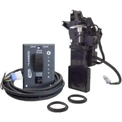 Valterra RV waste tanks Valterra One And A Half Inch 12V DC Electric Waste Gate Valve Kit Valterra 1.5 Inch 12V Electric Waste Gate Valve Kit