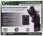 Valterra RV waste tanks Valterra One And A Half Inch 12V DC Electric Waste Gate Valve Kit Valterra 1.5 Inch 12V Electric Waste Gate Valve Kit
