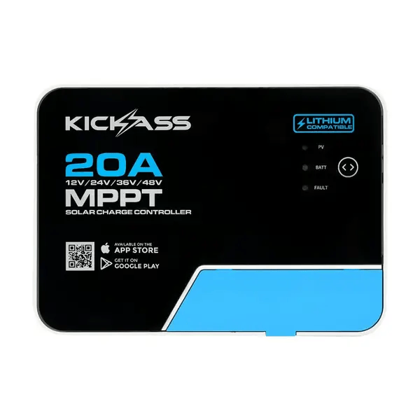 KickAss General KickAss 20A MPPT Solar Charge Controller 12V–48V KickAss 20A MPPT Solar Charge Controller 12V–48V - NZ