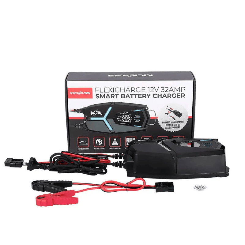KickAss Flexicharge 12V 32A ACDC Smart Battery Charger Lead Acid – view 8