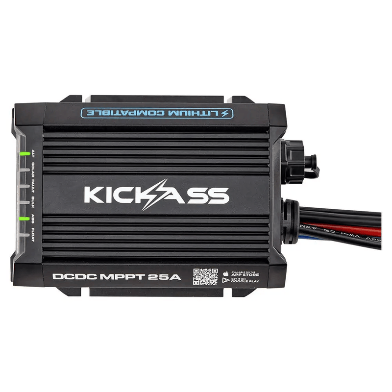 KickAss Smart 12V/24V 25A DCDC Charger Solar MPPT Bluetooth Pre-Wired Anderson – view 6