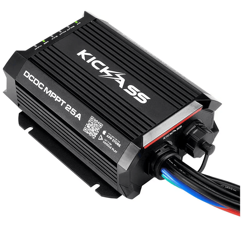 KickAss Smart 12V/24V 25A DCDC Charger Solar MPPT Bluetooth Pre-Wired Anderson – view 3