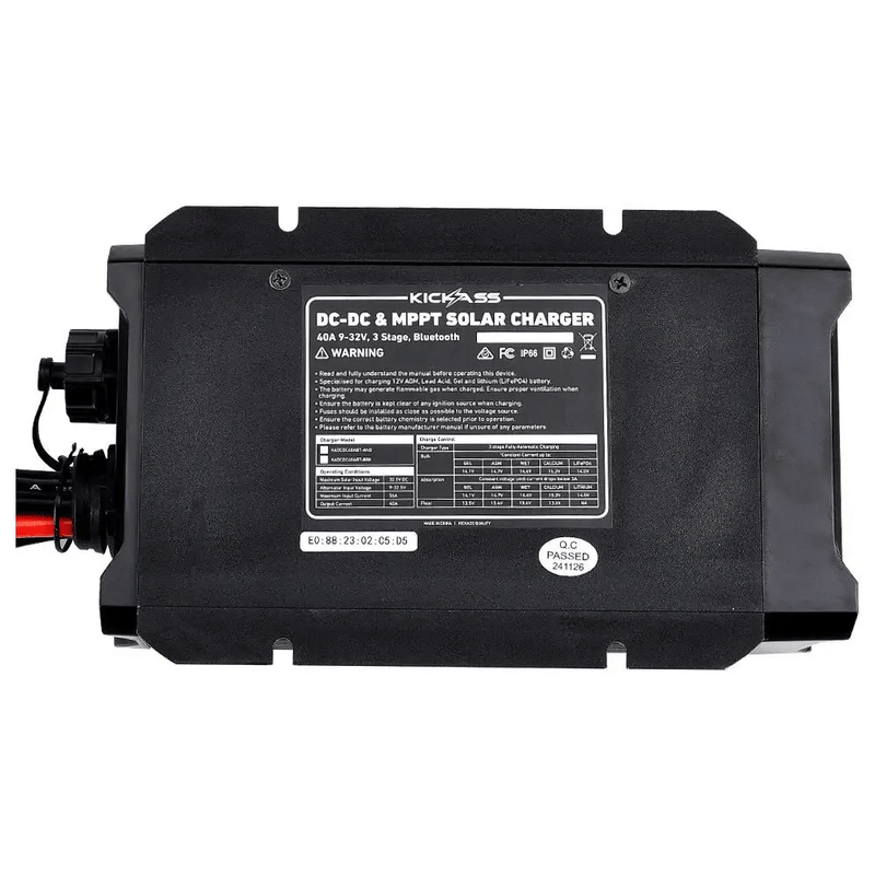 KickAss Smart 12V/24V 40A DCDC Charger With Solar MPPT Bluetooth – view 10