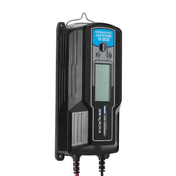 KickAss 12V 22Amp ACDC 9 Stage Smart Battery Charger – view 6
