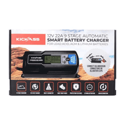 KickAss 12V 22Amp ACDC 9 Stage Smart Battery Charger – view 9
