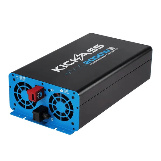 KickAss General KickAss 12V to 240V Pure Sine Wave 2000W Inverter KickAss 12V to 240V Pure Sine Wave 2000W Inverter - NZ