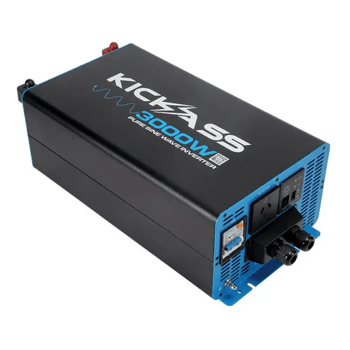 KickAss General KickAss 12V to 240V Pure Sine Wave 3000W Inverter KickAss 3000W Pure Sine Wave Inverter 12V to 240V for RVs
