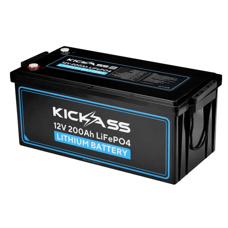 KickAss 12V 200Ah Lithium Deep Cycle Battery LiFePO4 – view 1