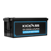 KickAss 12V 200Ah Lithium Deep Cycle Battery LiFePO4 – view 2
