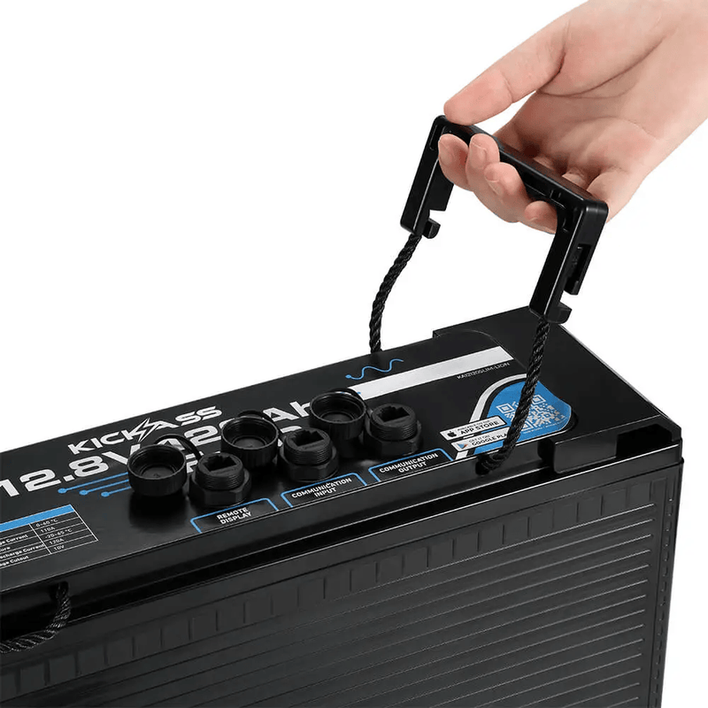 KickAss Smart 12V 120Ah Lithium Slimline Deep Cycle Battery – view 3
