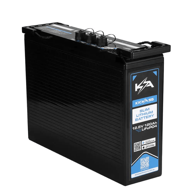 KickAss Smart 12V 120Ah Lithium Slimline Deep Cycle Battery – view 8