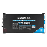 KickAss Smart 12V 105Ah Ultra Slimline Lithium Deep Cycle Battery – view 3