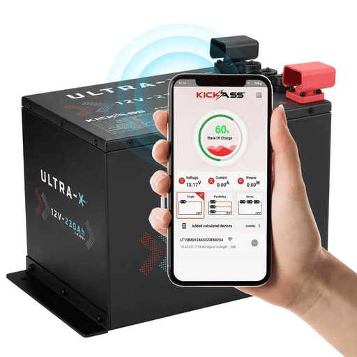 KickAss Smart 12V 230Ah Ultra-X Lithium Deep Cycle Battery LiFePO4 – view 2