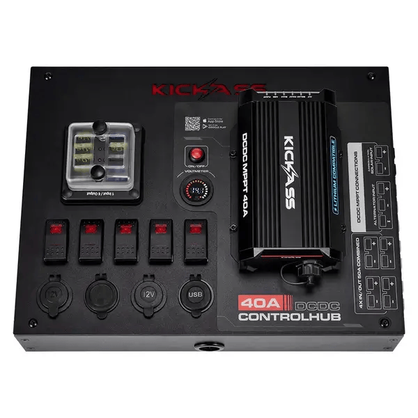 KickAss 12V Control Hub 40A DCDC Charger Integrated Bluetooth – view 3
