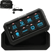 KickAss 12/24V 8 Gang Wireless Switch Panel With Magnetic Cradle – view 1