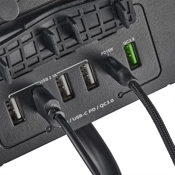 KickAss 12V Mini Control Box with Anderson, USB & Cig Sockets – view 8