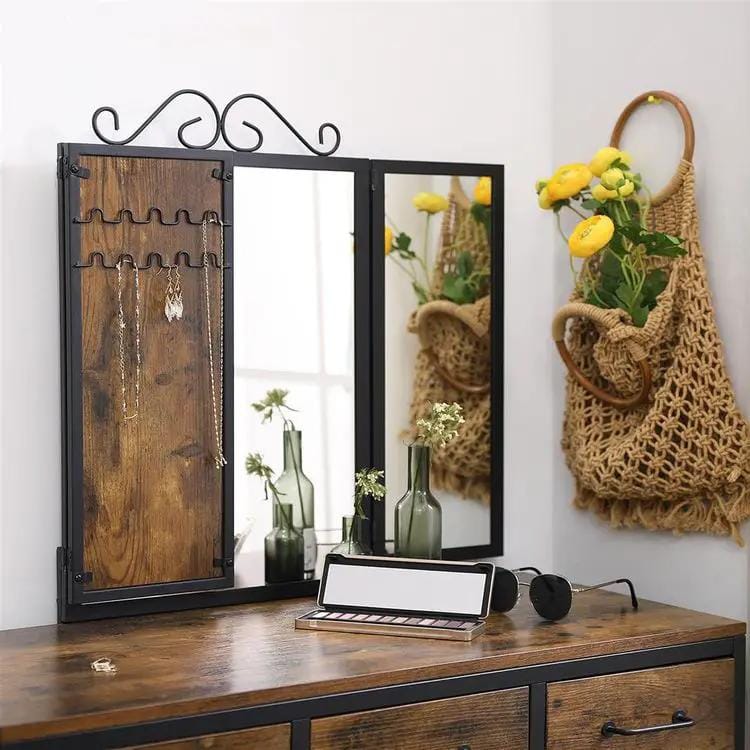 The Shopsite Home-living Dressing Table Vanity Table Set with Stool Dressing Table Vanity Table Set with Stool