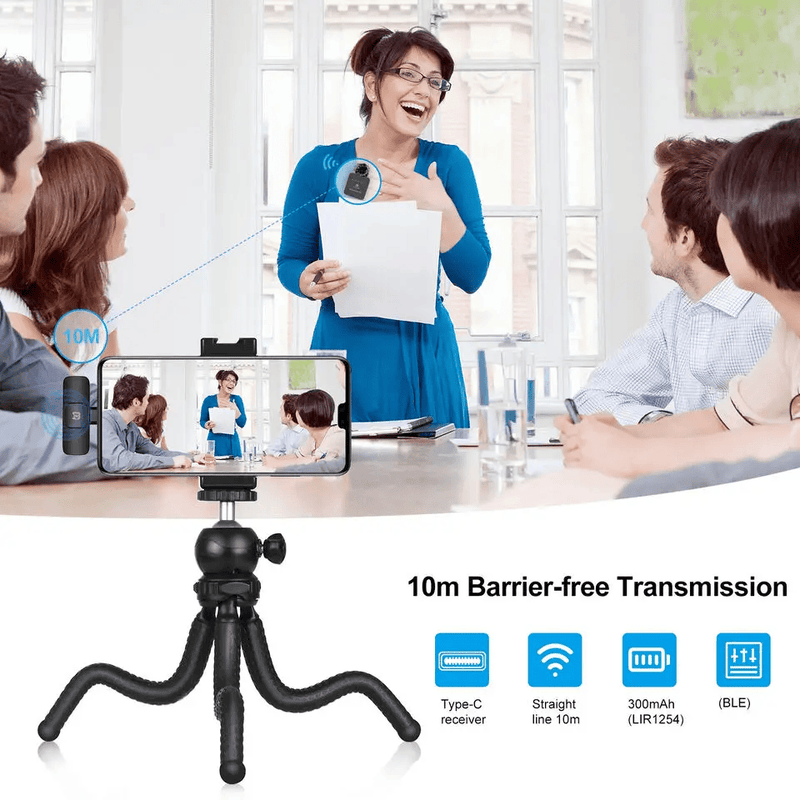 salelink.co.nz Unbranded Wireless Lavalier Microphone (LM1753) Wireless Lavalier Microphone (LM1753) | Action Outdoors NZ