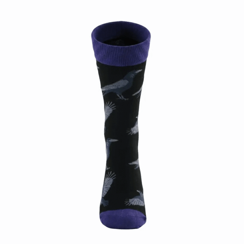 Barekind NZ Socks Save the Raven Bamboo Socks Save the Raven Bamboo Socks