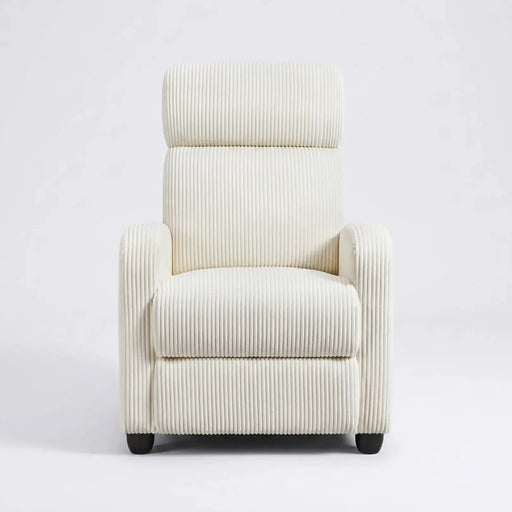 Recliner Chair Corduroy Recliner Sofa Adjustable Modern Single Reclining Chair – view 1