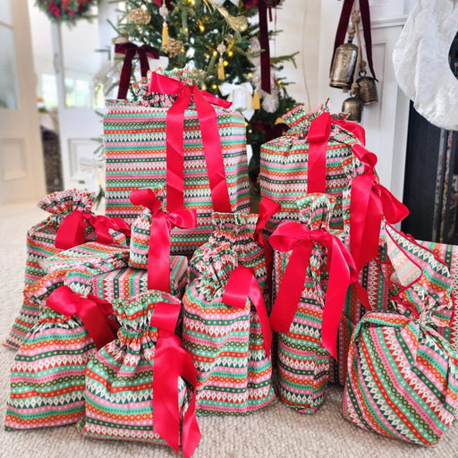 Waste Free Celebrations Fabric Gift Bags Fiesta (Reusable Gift Bag Set) Fiesta (Reusable Gift Bag Set)
