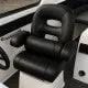 Absolute Marine Boat Seats CAPTAINS DELUXE TALL CHAIR BLACK CAPTAINS DELUXE TALL CHAIR BLACK