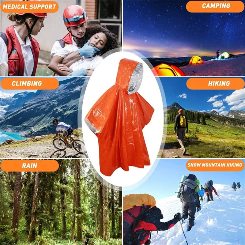 ECOTREK Emergency Gear Ecotrek Emergency Thermal Blanket & Raincoat – Compact, Waterproof LCK7011 Ecotrek Emergency Thermal Blanket & Raincoat – Compact, Waterproof LCK7011