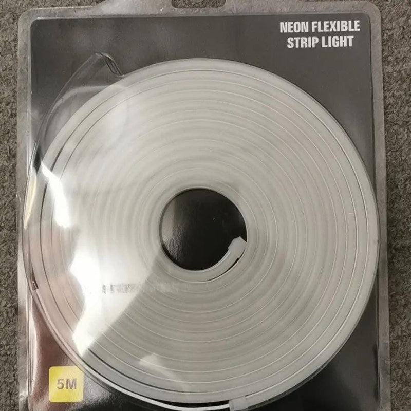 salelink.co.nz Unbranded 5M White DC 12V Flex LED Strip Neon Rope Light Silicone 5M White DC 12V Flexible LED Neon Rope Light