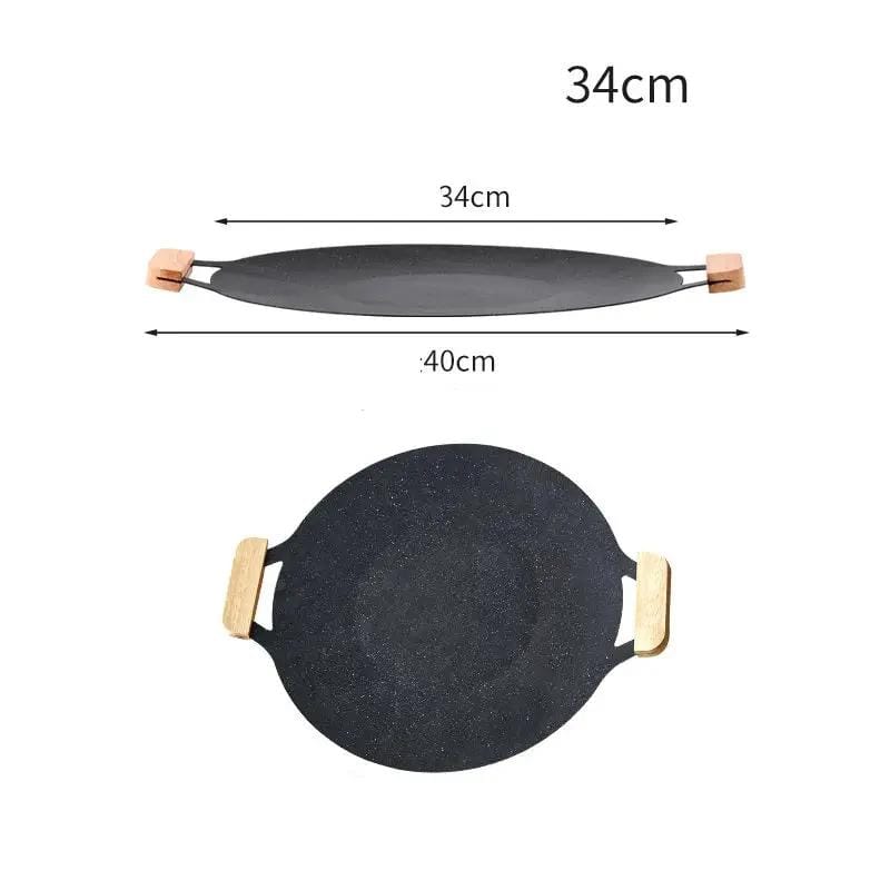 ECOTREK cookware Portable Barbecue Plate – Non-Stick CZCC1011 Portable Barbecue Plate – Non-Stick CZCC1011