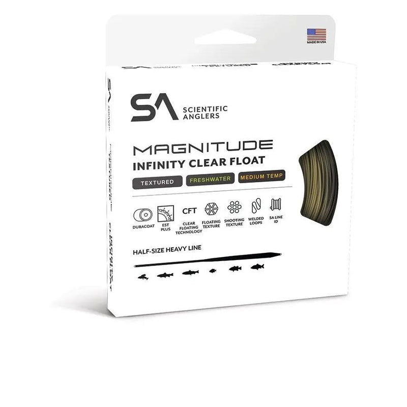 Scientific Anglers Fly line S.A. Magnitude Infinity Clear Tip Float Textured S.A. Magnitude Infinity Clear Tip Float Textured