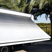 Aussie Traveller Sunburst Eclipse Roll Out awnings 16' - White – view 2