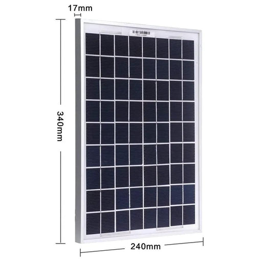 salelink.co.nz Unbranded 10W Solar Panel 10W 12V Solar Panel With Durable Aluminium Frame