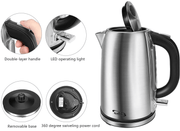 salelink.co.nz Unbranded Electric Kettle 1.7 Litre 1.7 Litre Electric Kettle 2500W Strix Auto Shut Off