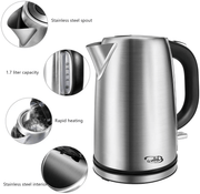 salelink.co.nz Unbranded Electric Kettle 1.7 Litre 1.7 Litre Electric Kettle 2500W Strix Auto Shut Off