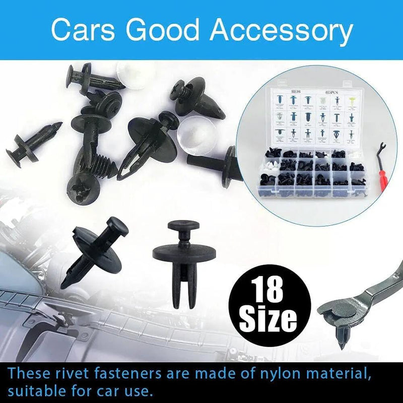 415pcs Car Body Push Retainer Pin Rivet Trim Plastic Clips – view 6