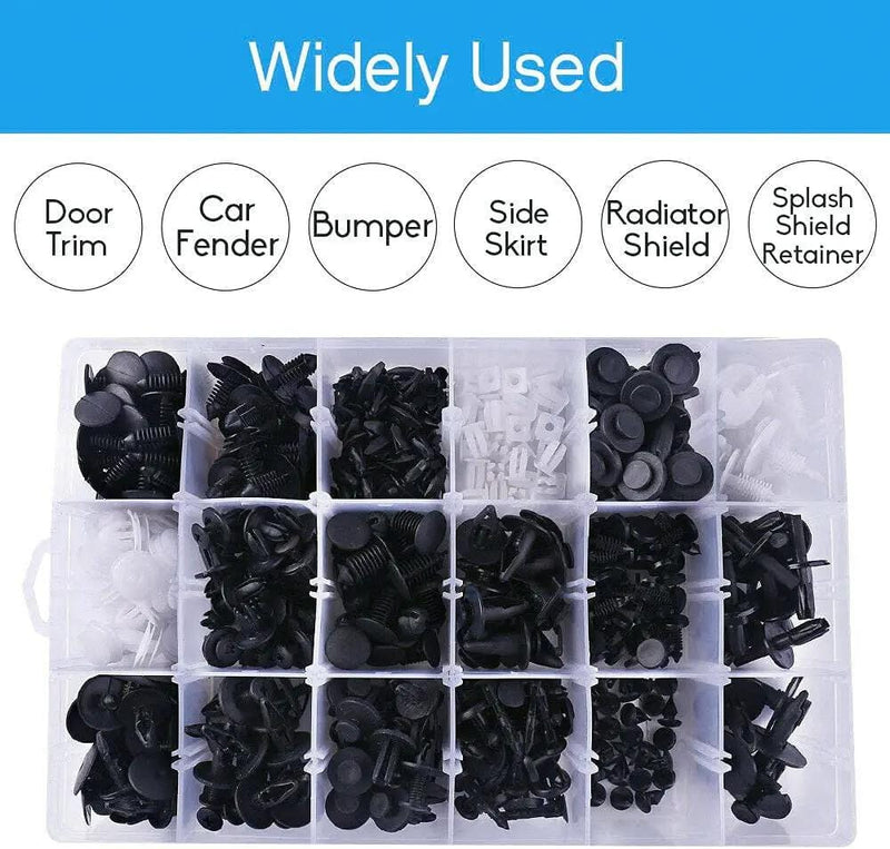 415pcs Car Body Push Retainer Pin Rivet Trim Plastic Clips – view 9