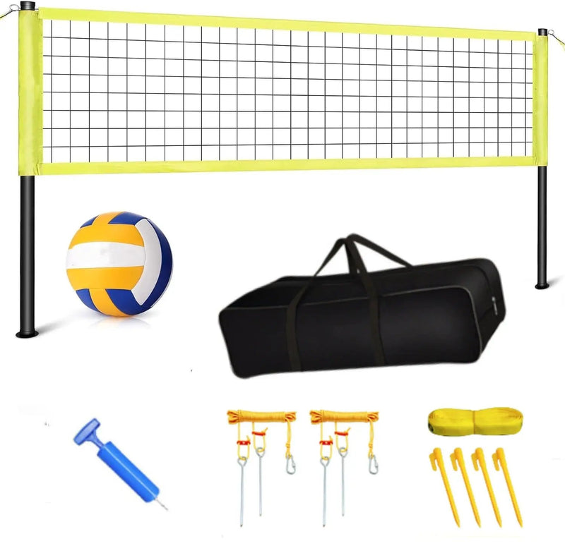 salelink.co.nz Unbranded Outdoor Volleyball Net Set Outdoor Volleyball Net Set | Action Outdoors NZ