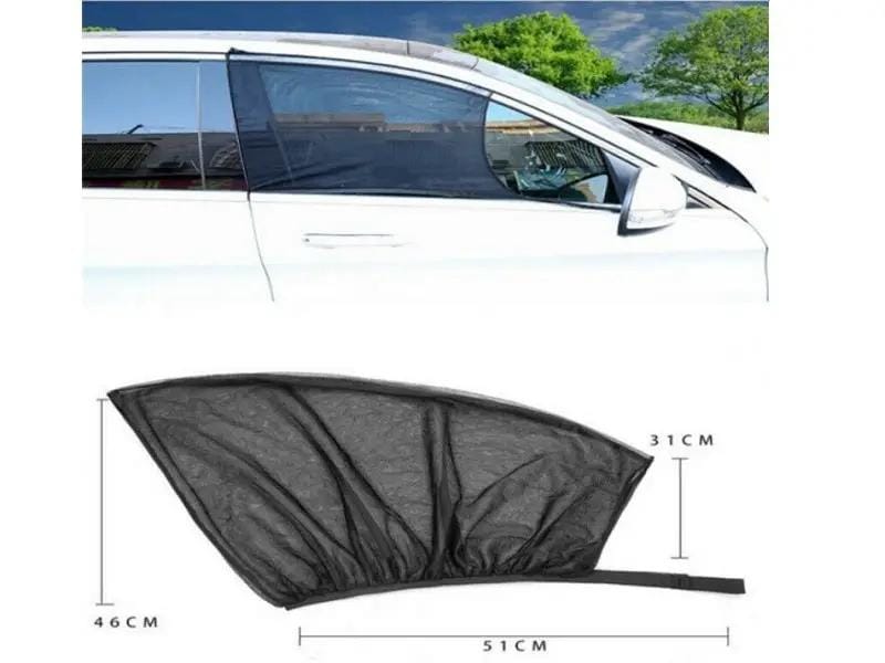 4pcs/set Car Front & Rear Side Window Sun Shade Cover Visor Mesh Shield Sunshade – view 8