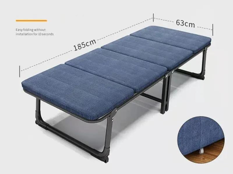 Portable Deluxe Folding Bed Mattress Indoor Folding – view 2