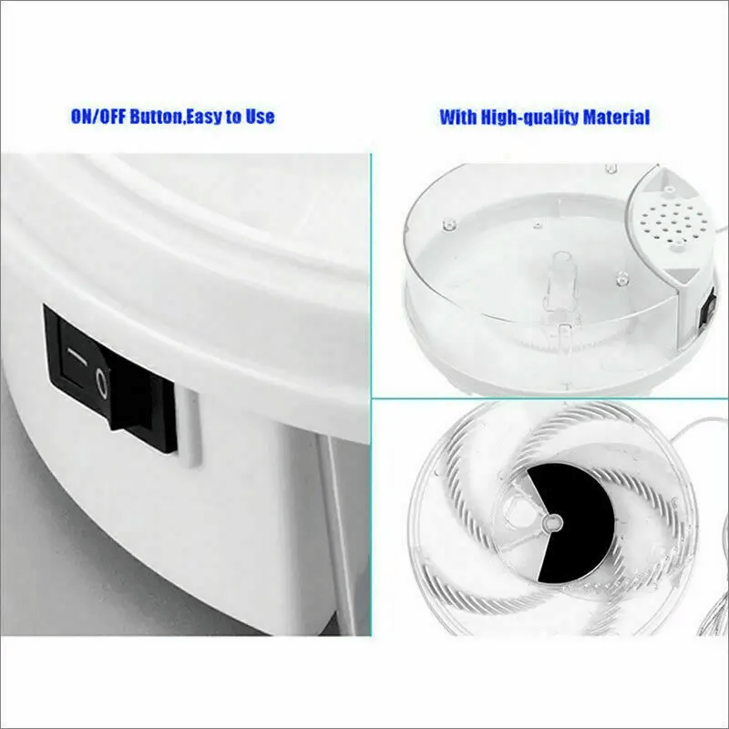 USB Fly Trap Indoor Insect Killer With Rotating Plate And Collection Box – view 6