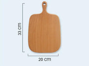 Creative Solid serving board, wooden kitchen cutting board, multi-functional bread board and serving tray – view 1