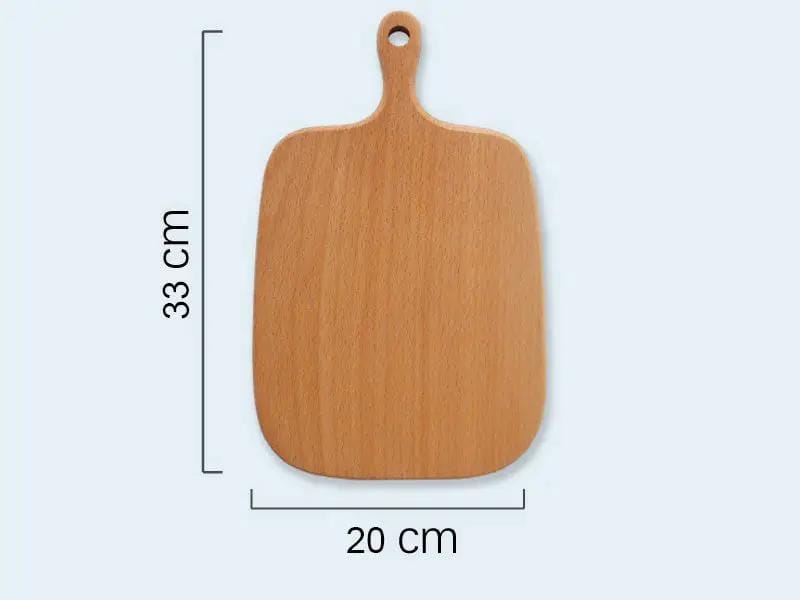 Creative Solid serving board, wooden kitchen cutting board, multi-functional bread board and serving tray – view 1