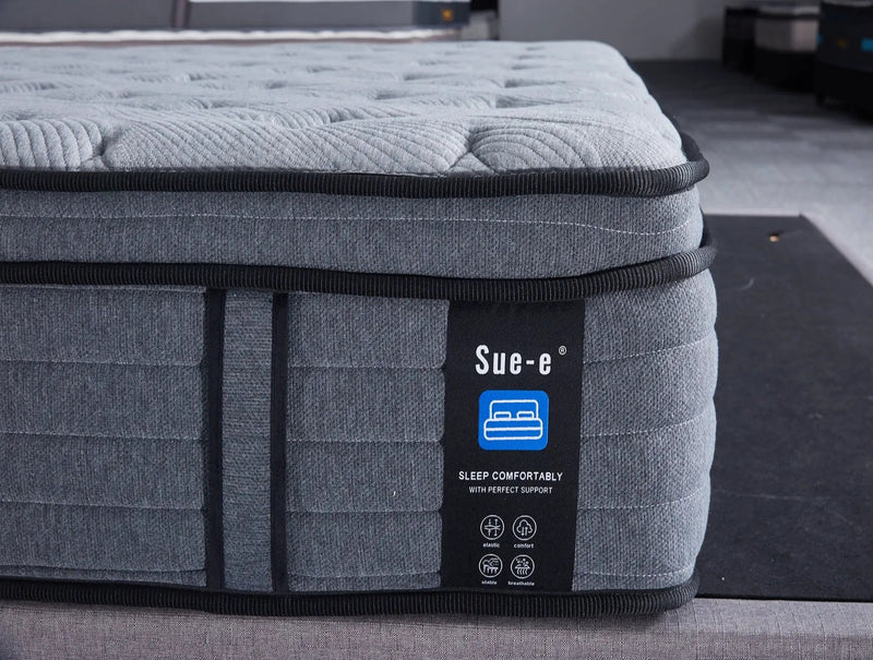 sue-e furniture Mattresses 'Comfortably' 7 zones pocket spring mattress with memory foam Double Size 'Comfortably' 7 zones pocket spring mattress with memory foam Double Size