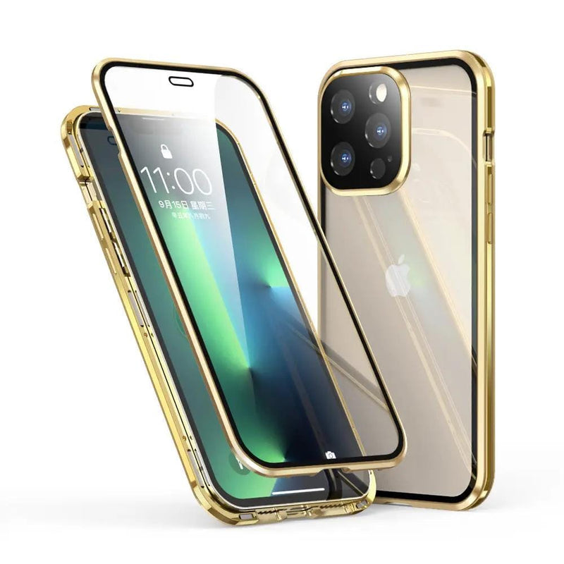 salelink.co.nz Unbranded iPhone 13 Pro Case iPhone 13 Pro Magnetic Glass Case With Screen Protector