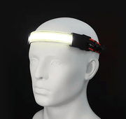 230°Wide-Angle Headlamp Flashlight with Red Taillight 3 Light Modes Lightweight – view 1