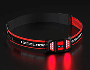 230°Wide-Angle Headlamp Flashlight with Red Taillight 3 Light Modes Lightweight – view 2