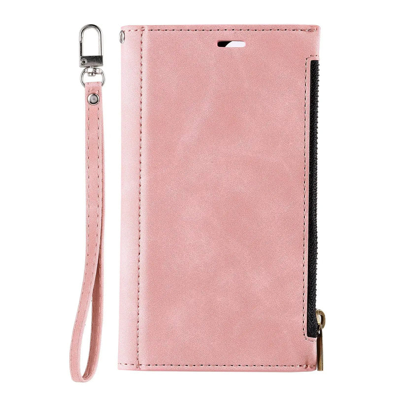 salelink.co.nz Unbranded Samsung S21 Ultra Case Pink Samsung S21 Ultra Dual Layer Wallet Case