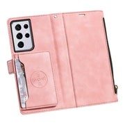 salelink.co.nz Unbranded Samsung S21 Ultra Case Pink Samsung S21 Ultra Dual Layer Wallet Case