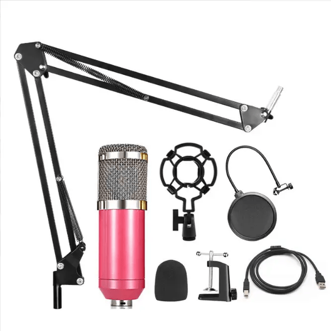 Professional PC Podcast Streaming Cardioid Condenser Microphone Kit with Boom Ar – view 8